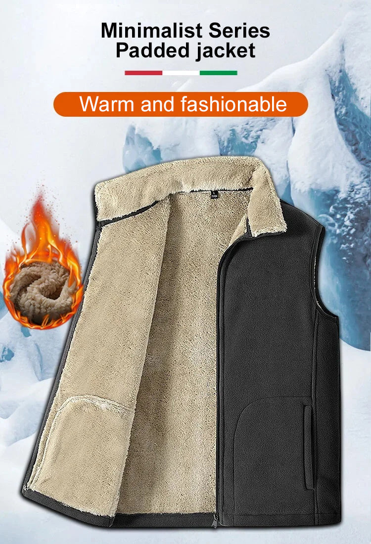 Gratisversand-50 % RabattšMinimalistische Herrenkollektion Wattierte Jacke