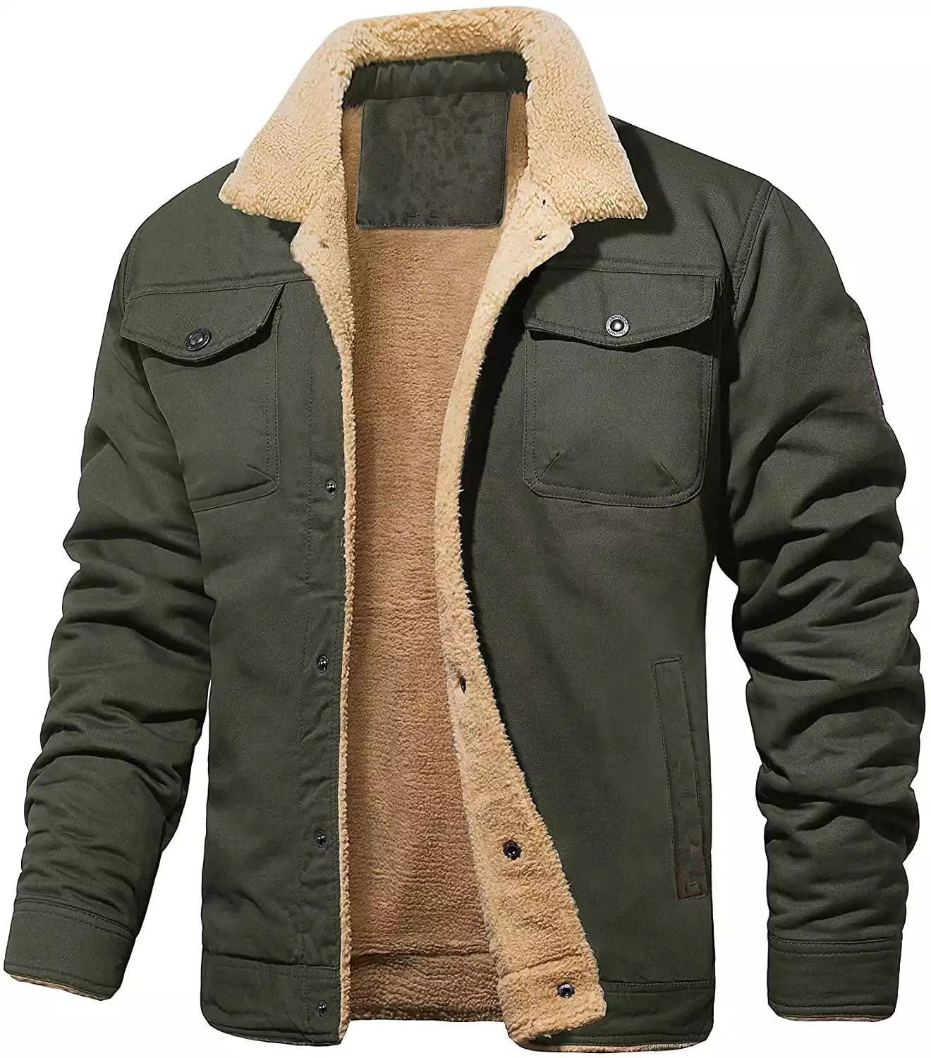 🎁Weihnachten Verkauf 49% OFF⏳Herren Retro Western Winter Fleece Jacke