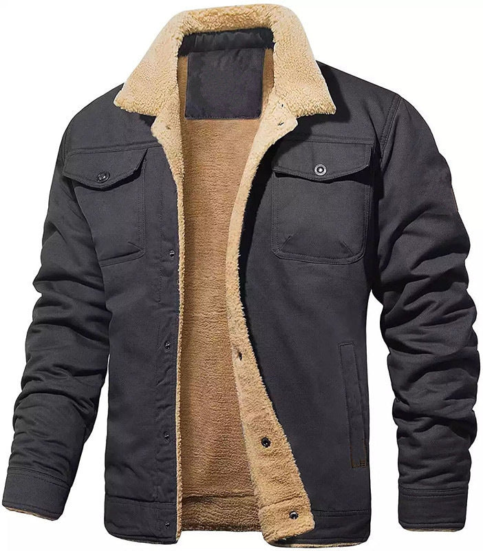 🎁Weihnachten Verkauf 49% OFF⏳Herren Retro Western Winter Fleece Jacke