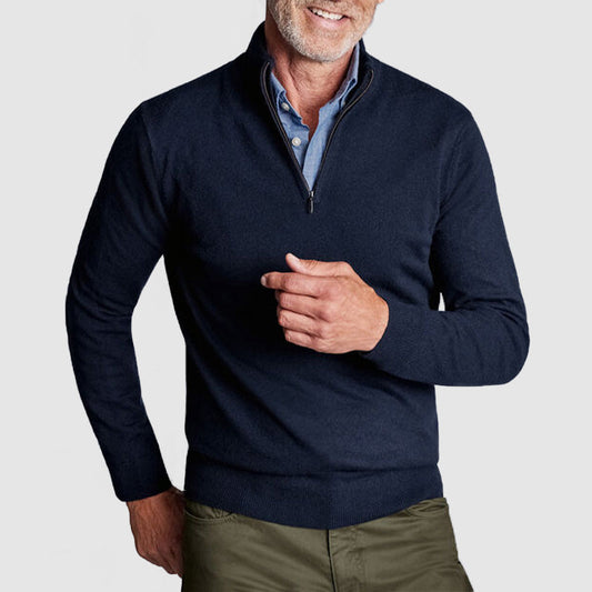 Men's New Cashmere Collar Pullover Shirt