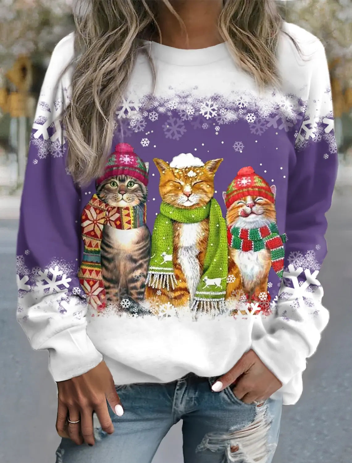 JO | Sweater with Christmas motif