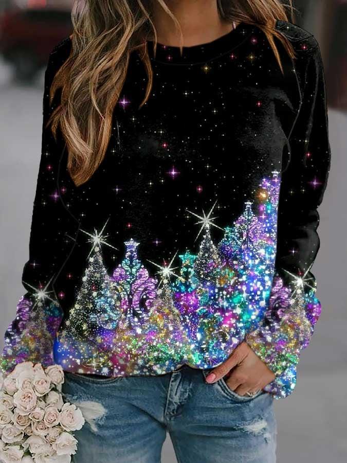 JO | Glittering Christmas tree sweater