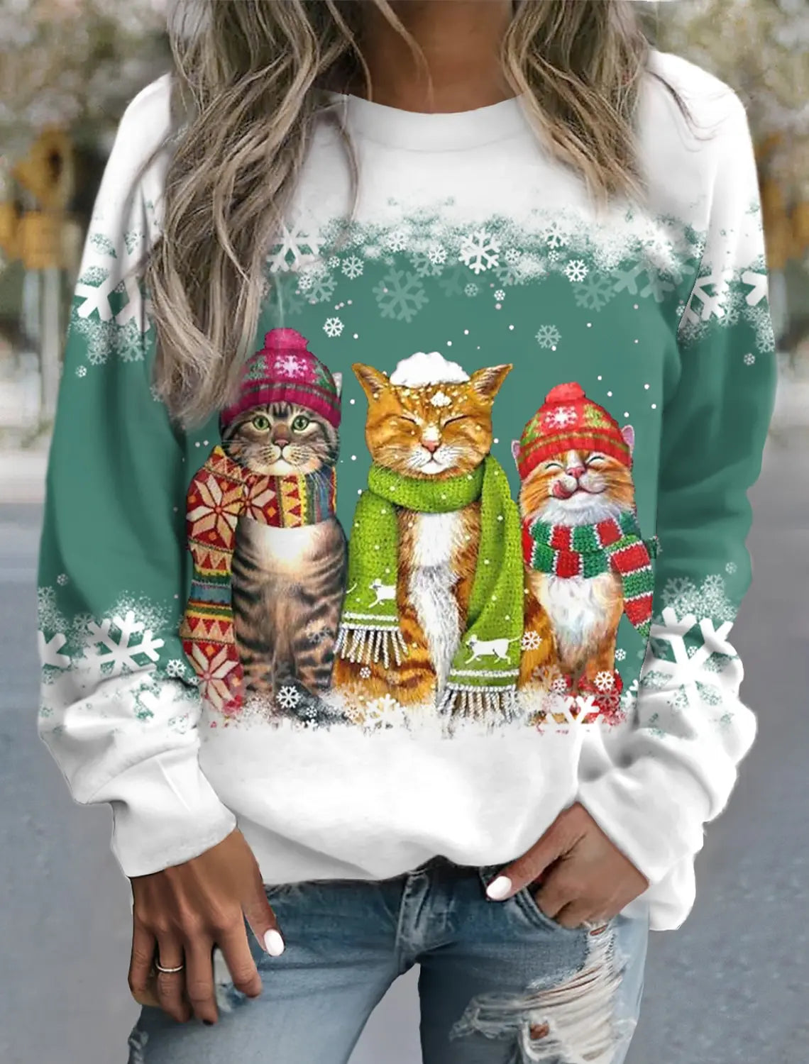 JO | Sweater with Christmas motif