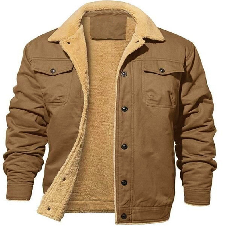 🎁Weihnachten Verkauf 49% OFF⏳Herren Retro Western Winter Fleece Jacke