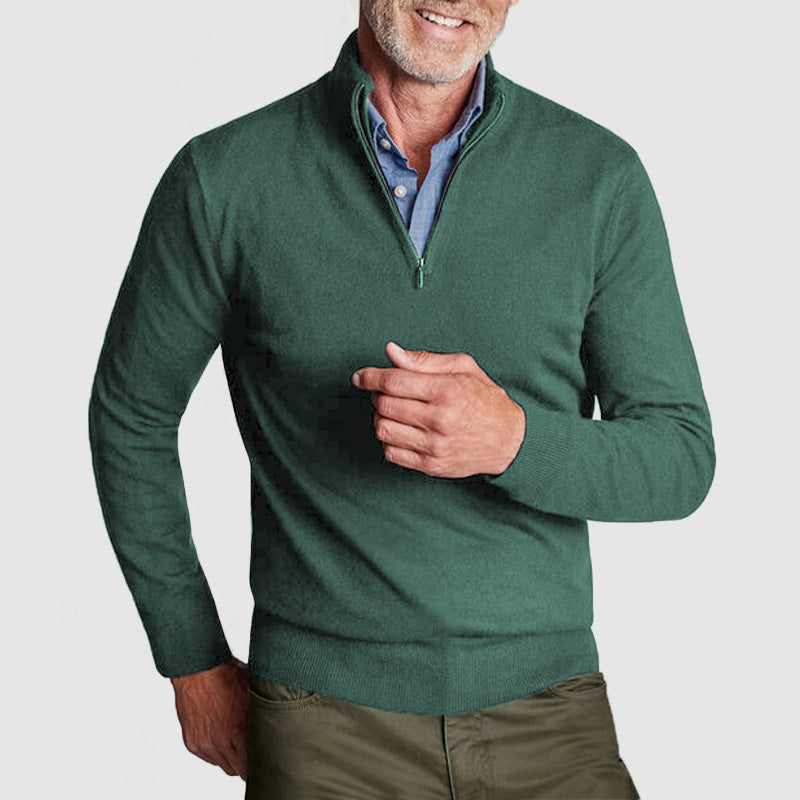 Men's New Cashmere Collar Pullover Shirt