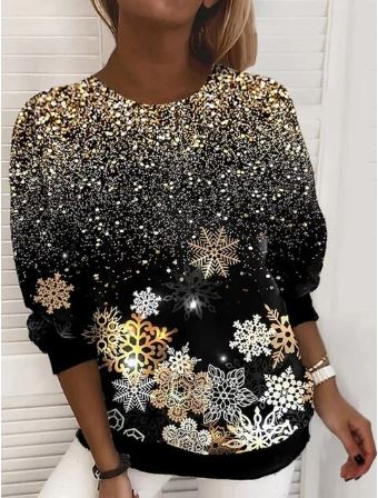 JO | Elegant Christmas Sweatshirt