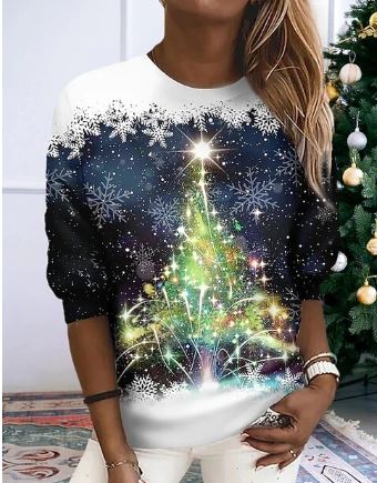 JO | Elegant Christmas Sweatshirt