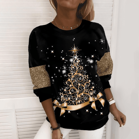 JO | Elegant Christmas tree sweater